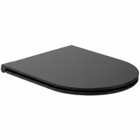 3030140B ART 3.0  Кришка soft-close до унітазу підвісного, чорна (1 сорт)