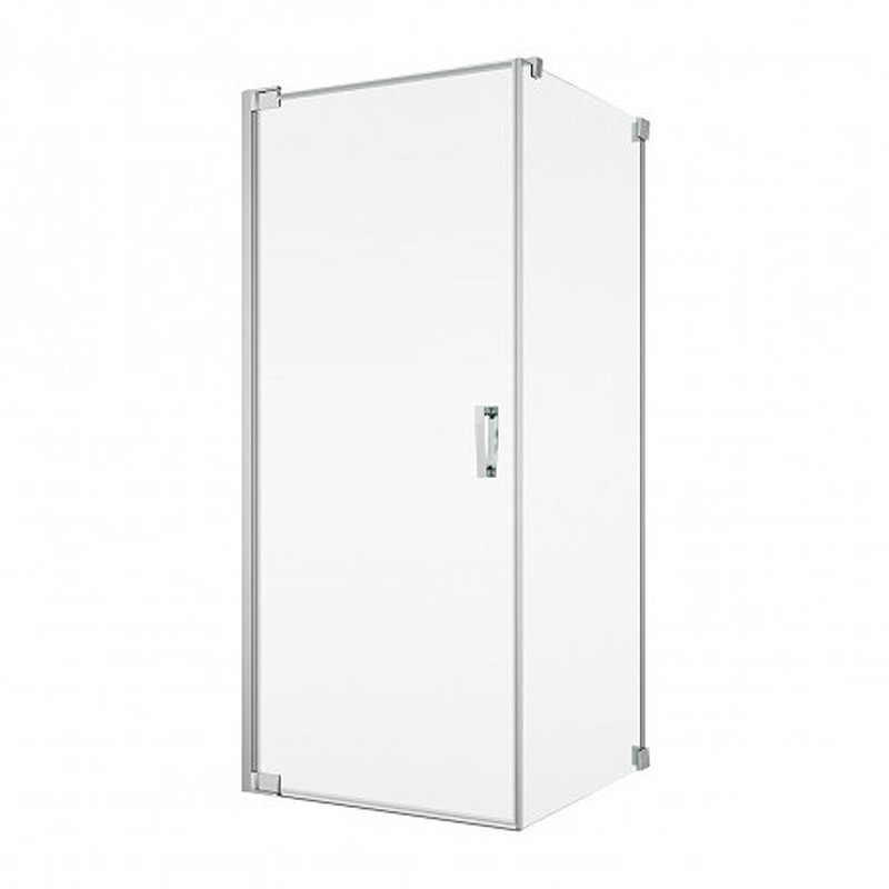 CA1CG0805007 CADURA Одностворкові душові двері -800мм, кріплення зліва,  скло прозоре, проф. алюм.хром (1 сорт) SanSwiss