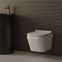 3020120 UP Підвісний безобідковий унітаз без кришки (1 сорт)