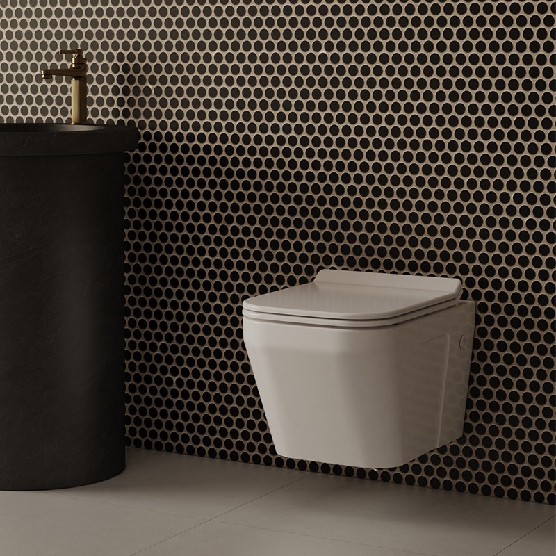 3020120 UP Підвісний безобідковий унітаз без кришки (1 сорт) DEVIT