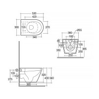 RST23500A FEELING Унітаз підвісний, Rimless, Matt White (1 сорт) RAK Ceramics фото 3