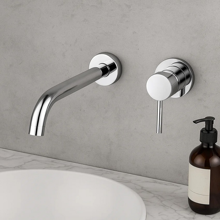 550537C Flow Змішувач прихованого монтажу для раковини, хром (1 сорт) DEVIT