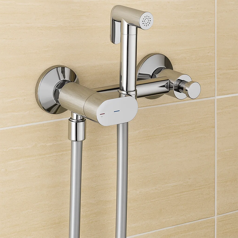 550540C Flow Гігієнічний душ на 2 отвори,хром (1 сорт) DEVIT фото 2