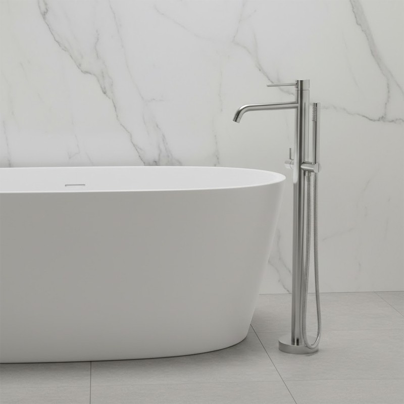 LIG032ST Змішувач для ванни на підлогу Paffoni Light (1 сорт) Paffoni