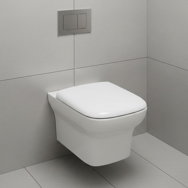 8320023 TYROL Унітаз підвісний Clean Pro без кришки (1 сорт) PRIMERA