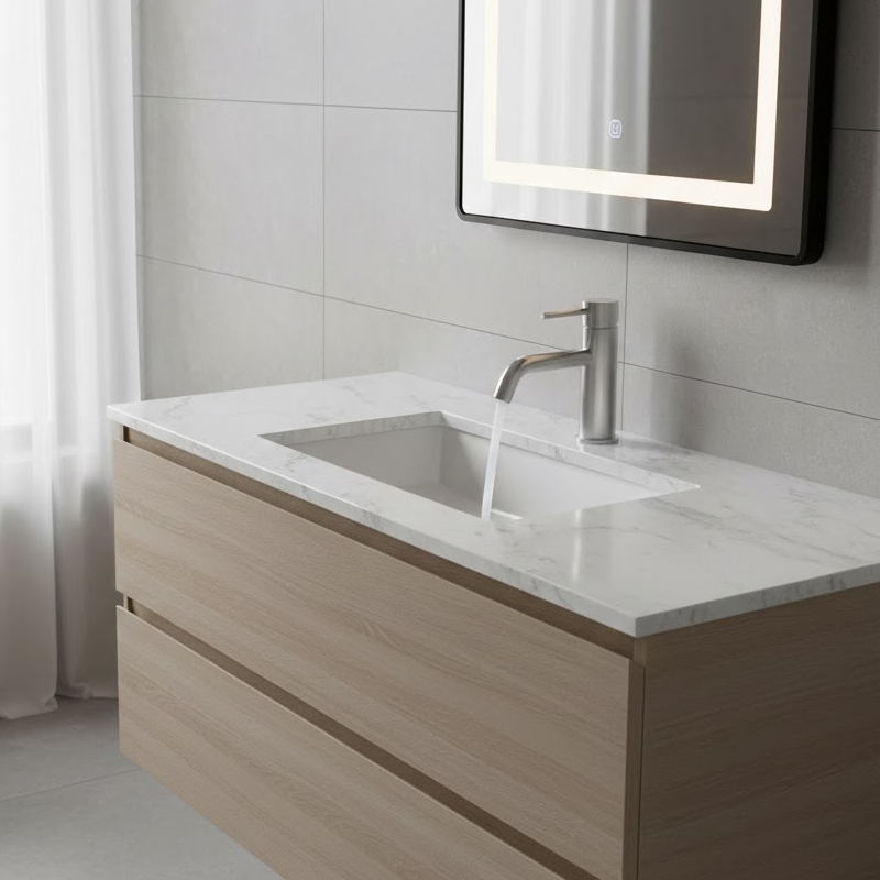 550547N Flow Змішувач д/раковини, brushed nickel (1 сорт) DEVIT фото 3