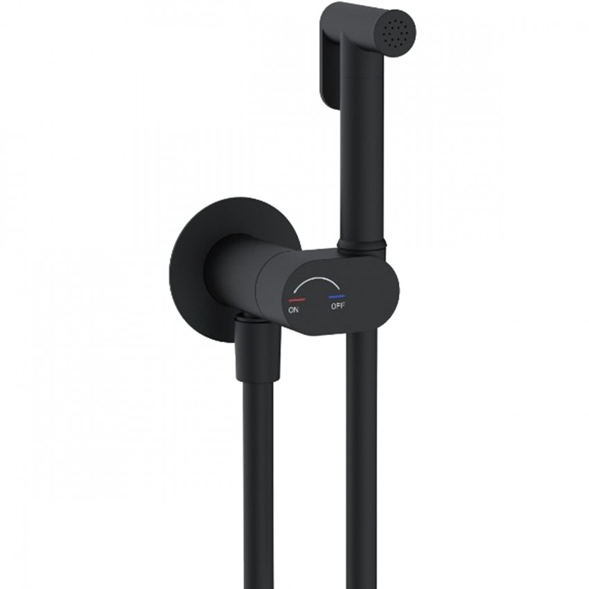 550539B Flow Гігієнічний душ, чорний матовий (1 сорт) DEVIT