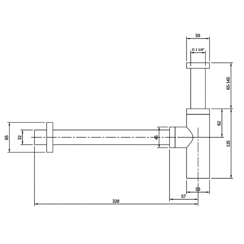 TVC00000400061 Сифон,  д/раковни хром (1 сорт) VILLEROY  BOCH фото 2