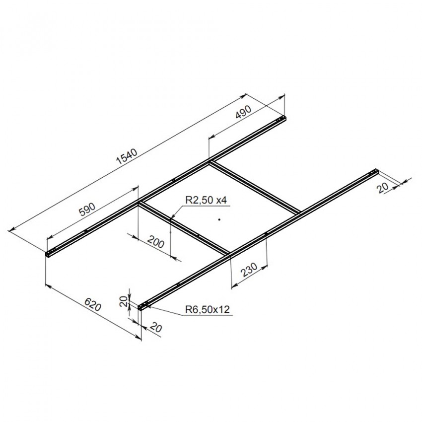 W72UA-160-070W-R  каркас для ванни spirit 160x70 (1 сорт) AM.PM фото 1
