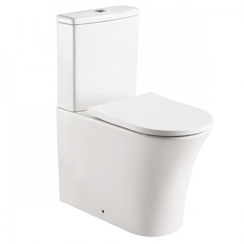 8690021 PRIME Кришка до компакту з механізмом soft close (1 сорт) PRIMERA фото 1