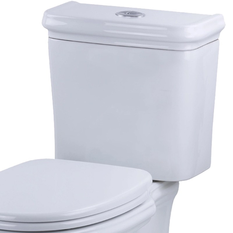 3012133 SHEFFIELD Бачок д/комп. 3010133 з отвором для кнопки у вигляді еліпса, без зливного механізму (1 сорт) DEVIT