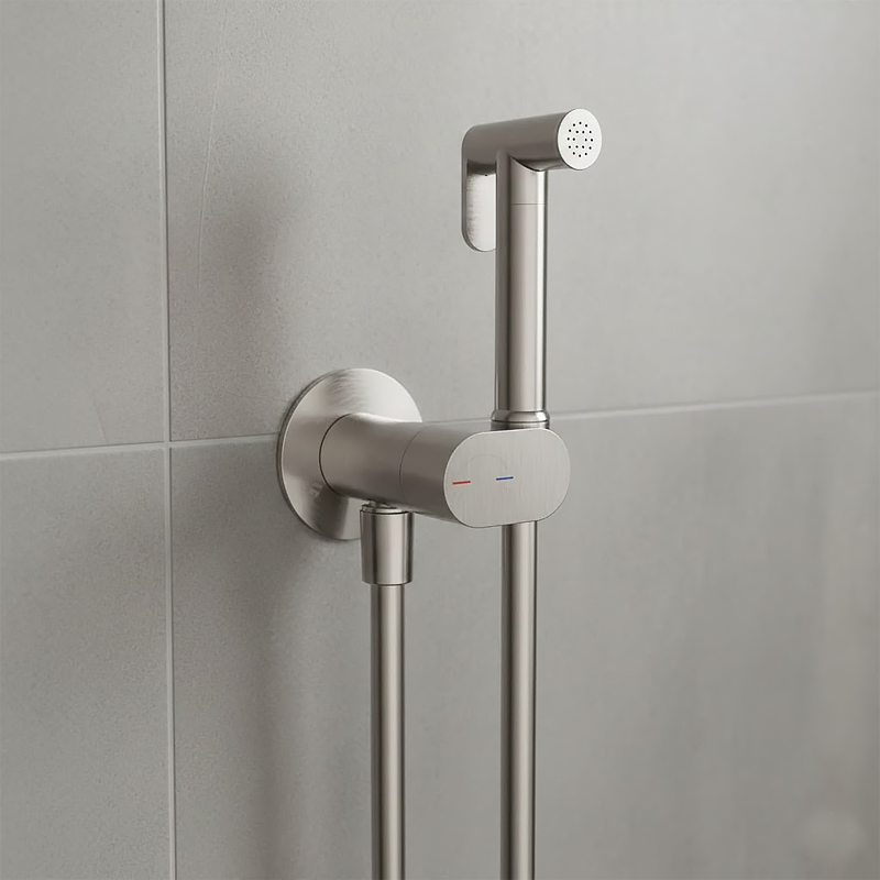 550539N Flow Гігієнічний душ, brushed nickel (1 сорт) DEVIT фото 2