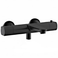 37520121B FRESH Змішувач до термостатичної душової системи, чорний матовий (1 сорт) DEVIT фото 1