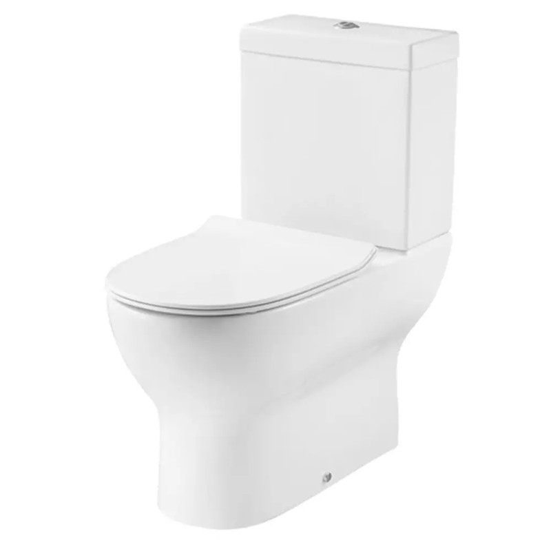 3110121 FRESH Чаша до компакту безобідкового + тонка кришка soft-close, quick-fix (1 сорт) DEVIT фото 1