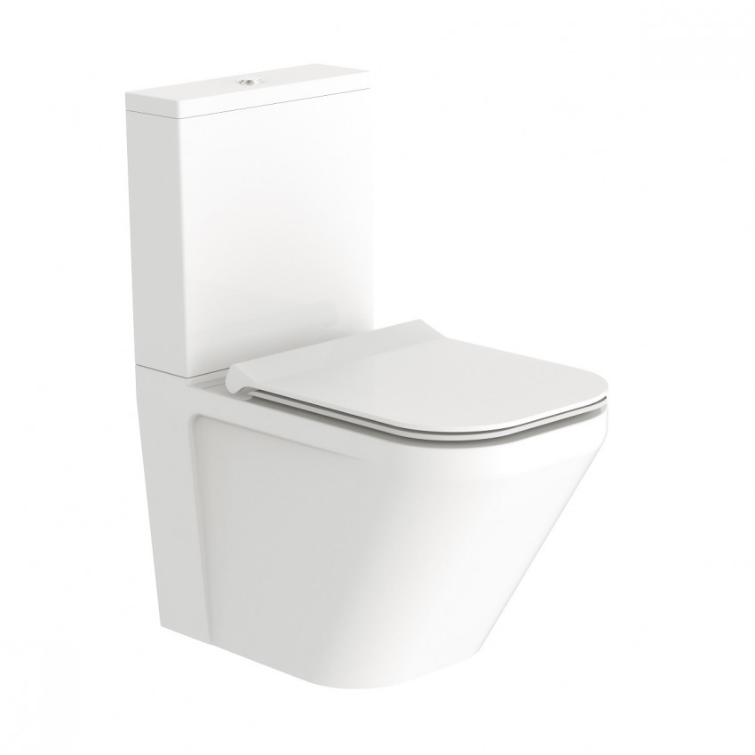 3010120 UP Кришка до компакту soft-close NEW (нова тонка кришка) (1 сорт) DEVIT фото 1