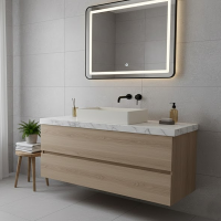 MWLVQ11 QUBE 11 раковина на стільницю без переливу 50х33, в кольорі panna (білий матовий) (1 сорт)