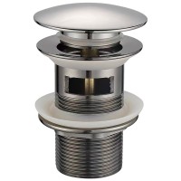 550548N Донний клапан, brushed nickel (1 сорт)