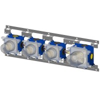 MDBOX019 modular box  Внутрішня частина до термостата на 3 виходи, вертикальна/горизонтальна установка (1 сорт) Paffoni