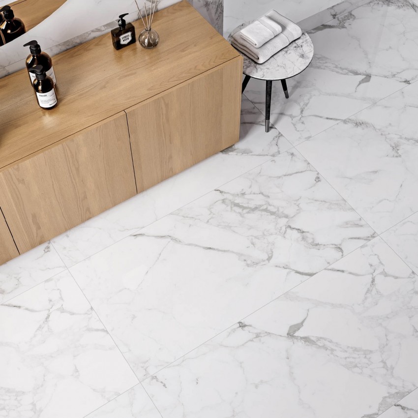 CALACATTA Extra білий Н90987 (1 сорт) GOLDEN TILE фото 2