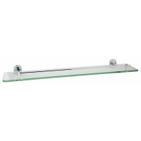 Полиця універсальна Liberty, 600 мм, Chrome скляна QTLIBCRM1153 Qtap