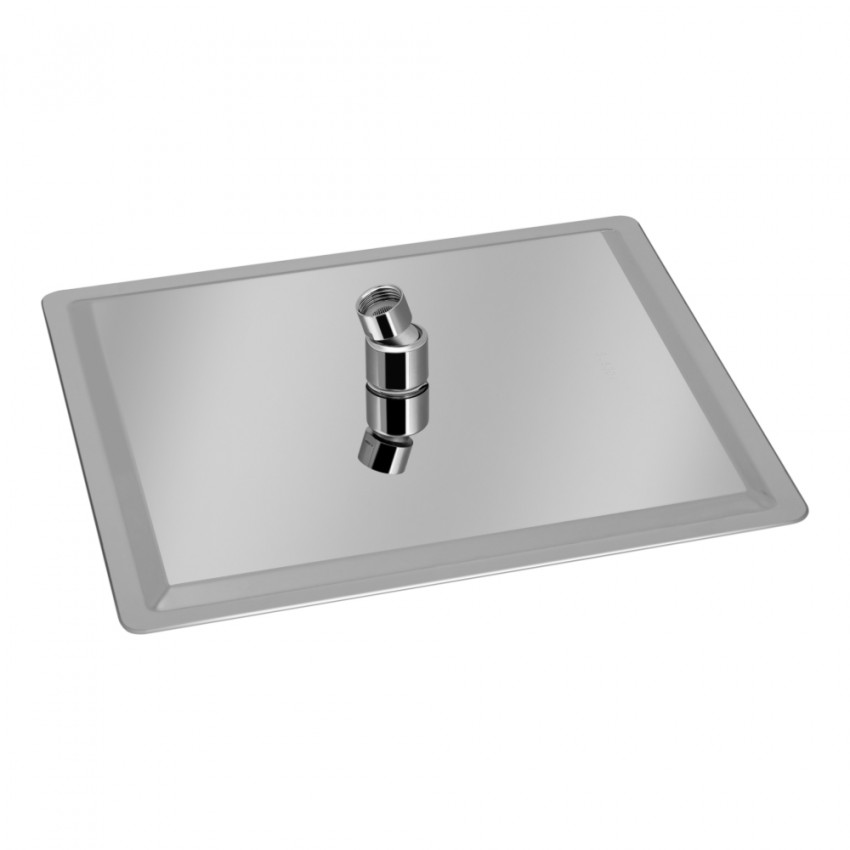 Лійка для верхнього душу Niagara 225, 250x250 мм, Chrome прямокутна LDNIA225NKS32452 Lidz LIDZ фото 2