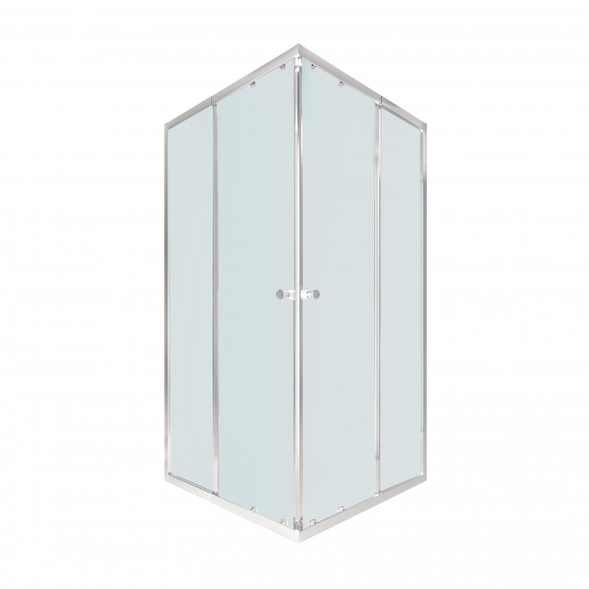 Душова кабіна Pisces CRM109-11SP5, 90-105x90-105, квадратна, скло 5 мм Pear, рег. профіль, розсувна, без піддону Qtap QTAP