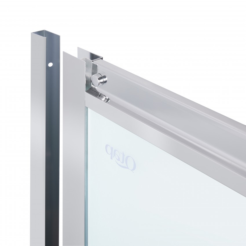 Душова кабіна Pisces CRM109-11SP5, 90-105x90-105, квадратна, скло 5 мм Pear, рег. профіль, розсувна, без піддону Qtap QTAP фото 2