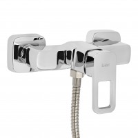 Змішувач для душу Wawel 010, Chrome (k40) з душовим гарнітуром LDWAW010CRM45390  Lidz LIDZ фото 2