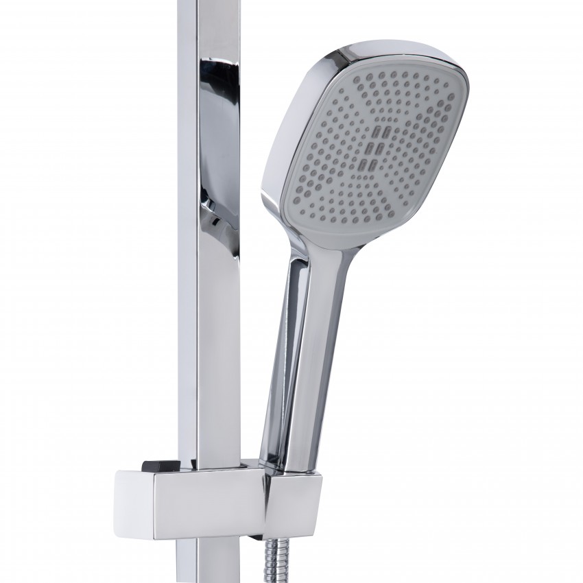 Душова система універсальна Dozorca 1030, Chrome (k35) на три споживача (з виливом) LDDOZ1030CRM45407 Lidz LIDZ фото 3