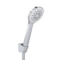 Змішувач для душу Latwa 010, White (k40) з душовим гарнітуром LDLAT010WHI45426 Lidz LIDZ фото 3