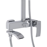 Душова система універсальна Swan Cascada, Chrome (k35) на три споживача (з виливом) QTSWA111CRM45566 Qtap QTAP фото 2