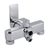 Змішувач для ванни Aries, Chrome (k35) з довгим поворотним виливом та душовим гарнітуром QTARI2601CRM45558 Qtap QTAP фото 2