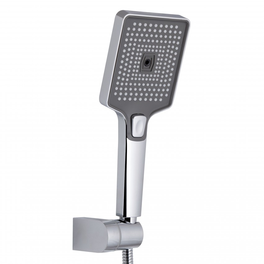 Змішувач для ванни Aries, Chrome (k35) з довгим поворотним виливом та душовим гарнітуром QTARI2601CRM45558 Qtap QTAP фото 3