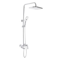 Душова система універсальна Tern, Chrome (k30) на три споживача (з виливом) QTTER111CRM47591 Qtap