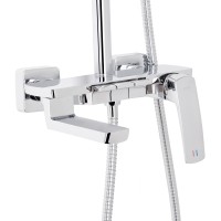 Душова система універсальна Tern, Chrome (k30) на три споживача (з виливом) QTTER111CRM47591 Qtap QTAP фото 2