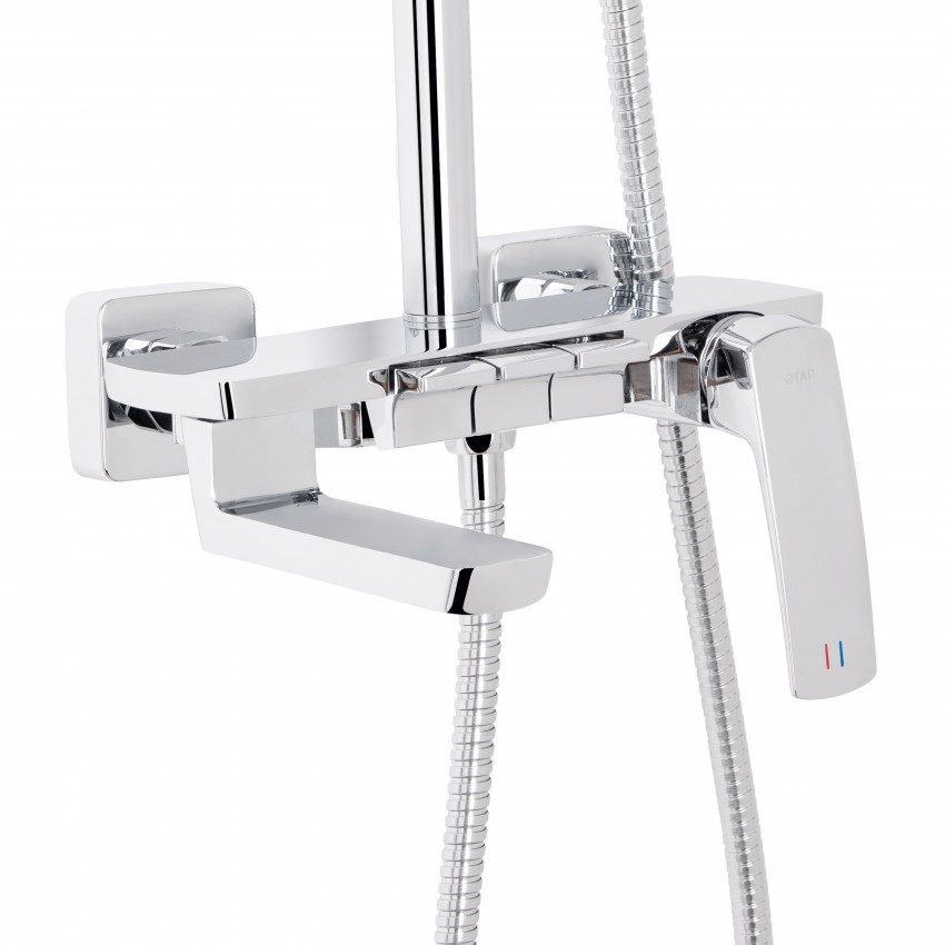 Душова система універсальна Tern, Chrome (k30) на три споживача (з виливом) QTTER111CRM47591 Qtap QTAP фото 2