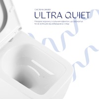 Готове рішення Qtap для ванної кімнати: підвісний унітаз Gemini Ultra Quiet 520×360×350 + комплект інсталяції Nest 4 в 1 (кругла клавіша Matt Black) QTAP фото 4