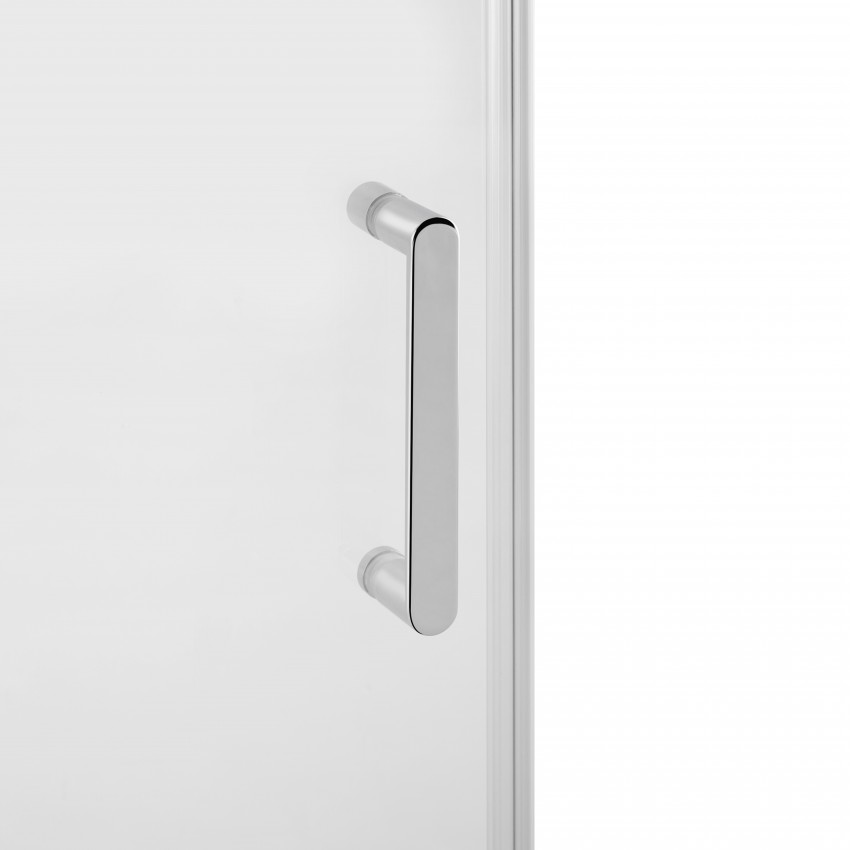 Душова кабіна Leo CRM10995-AC6, 90х90 см, п'ятикутна, скло 6 мм Clear, CalcLess, розпашна, без піддону Qtap QTAP фото 3