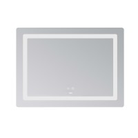 Дзеркало настінне Kubis (KU2) 900х700 мм, прямокутне, з LED-підсвічуванням Touch, антизапотіванням, димером, рег. яскравості Lidz LIDZ фото 2