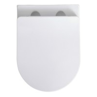 HT-1014C-WHT009 AQUAMOD Унітаз підвісний безобідковий з турбозмивом з кришкою quick-fix, soft-close (1 сорт) DEVIT фото 3