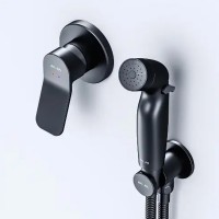 F40H85A22 X-Joy, гігієнічний набір для прихованого монтажу зі змішувачем для душу, чорний мат (1 сорт) AM.PM фото 3