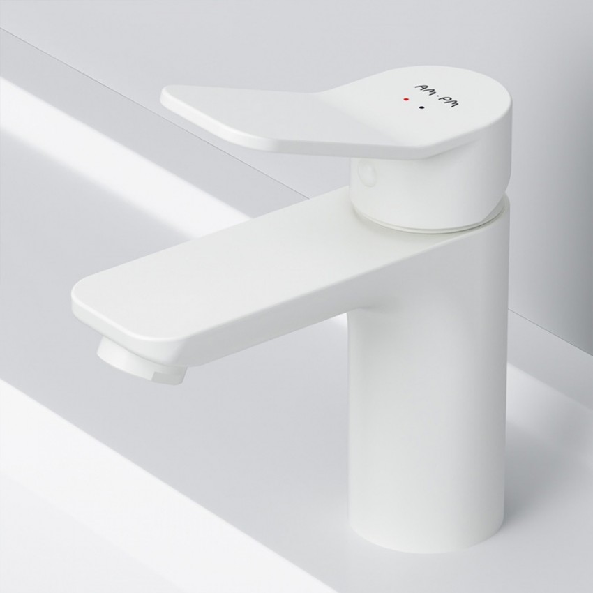 F85A02133  X-Joy S, змішувач для умивальника, білий (1 сорт) AM.PM фото 1