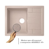 Мийка для кухні (MAR-07) 650х500/200 Lidz LIDZ фото 2