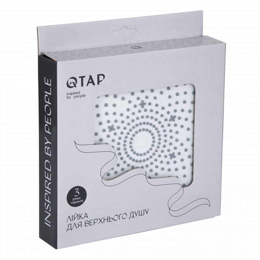 Лійка для верхнього душу Hlavova, d230 мм, Chrome округла QTHLA107CRM45787 Qtap QTAP фото 4