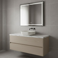 MWLVP1  POOL 1  раковина на стільницю без перелива 42х42, в кольорі panna (білий матовий) (1 сорт)