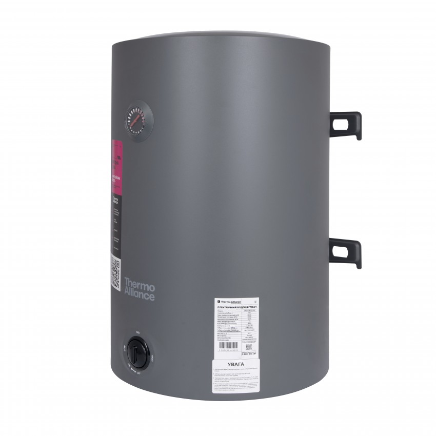 Водонагрівач електричний 80 л Grey універсальний, мокрий ТЕН 1,5 кВт D80VH15Q3G Thermo Alliance Thermo Alliance фото 3