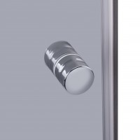 Душова кабіна Latwa SC80x80.SAT.HIGH.GR полукругла, для високого піддону, висота 160 см, скло тоноване 4 мм, без піддону Lidz LIDZ фото 3