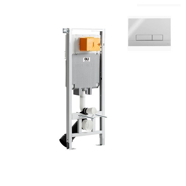 890827 OLI80 Інсталяція механічна+ клавішею Narrow, хром (1 сорт) OLI