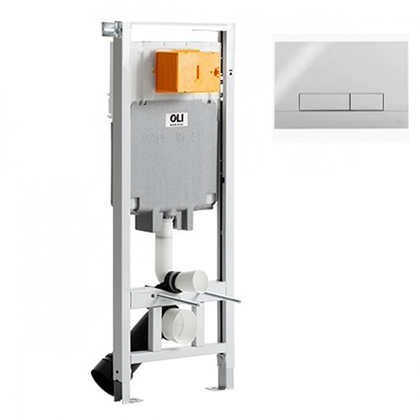 890827 OLI80 Інсталяція механічна+ клавішею Narrow, хром (1 сорт) OLI фото 1