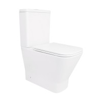 Унітаз підлоговий Cardinal Ultra Quiet 620x365x805 мм, White, з сидінням Slim Duroplast/ Soft-close/ Quick Release QT04222168AUQ3W Qtap QTAP